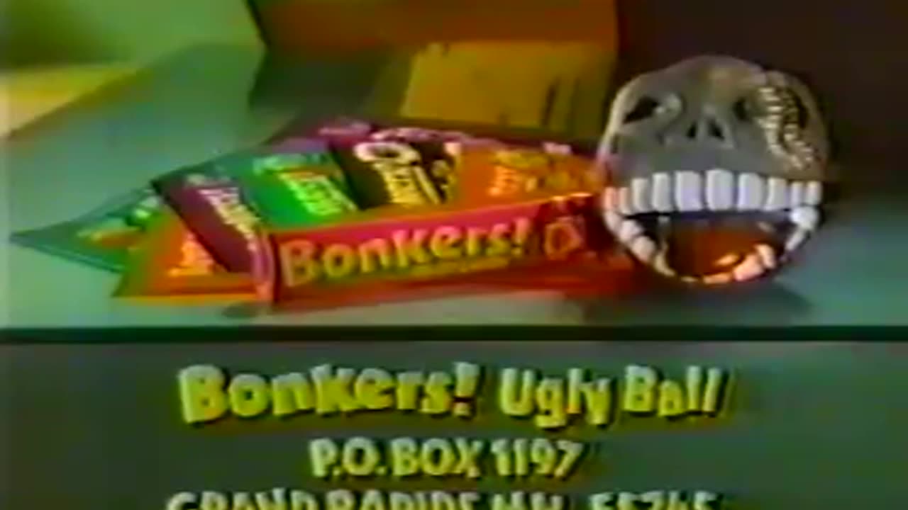Bonkers! Ugly Ball - Advert (1987)