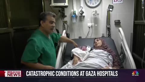 Israeli soldiers conducting operation at Gaza's Al-Shifa hospital