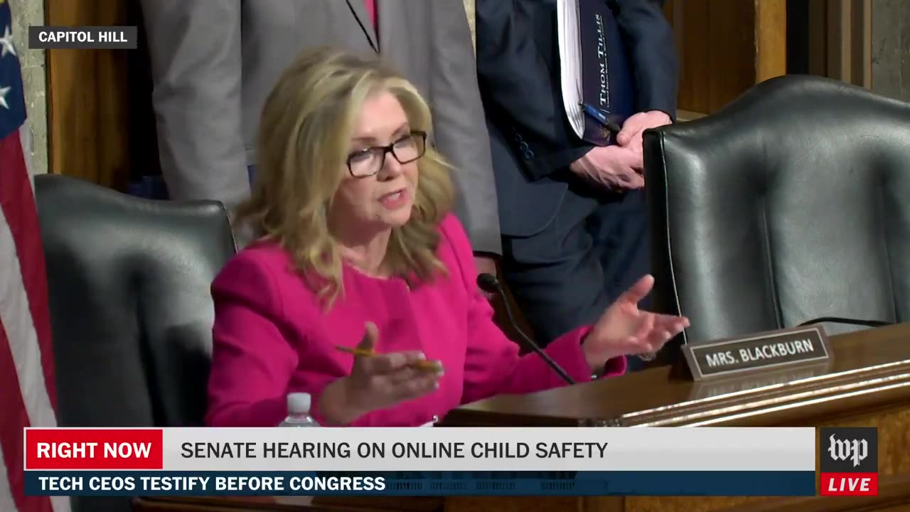 🚨JUST WOW Marsha Blackburn to Mark Zuckerberg.