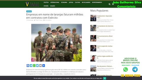 BOMBA!! ESCÂNDALO NO EXÉRCITO!! FRAUDE REVELADA!! A CASA CAIU....