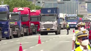 S.Korean military deployed amid trucker strike