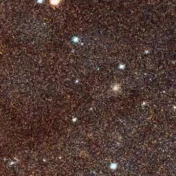 Zoom sobre la galaxia andrómeda