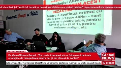 Conferința Medicină bazată pe dovezi / dictatură cu pretext medical (Global News România; 25.02.2023)