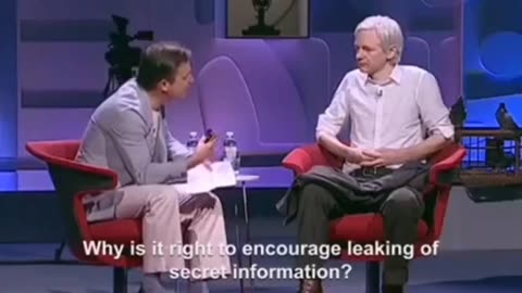 Assange: why is it important to leak secret information