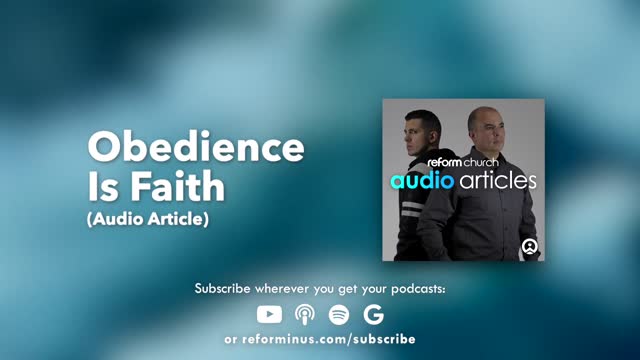 Obedience is Faith