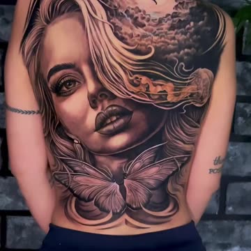 Back Piece Tattoo Design