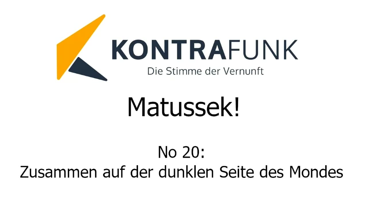 Matussek! No 20: Zusammen auf der dunklen Seite des Mondes