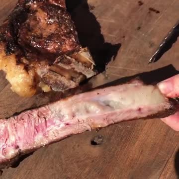 Roasted Raw Steak beef🥩