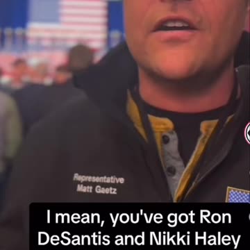 Matt Gaetz- it’s over