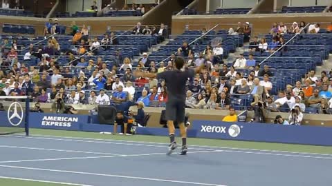 Federer footwork