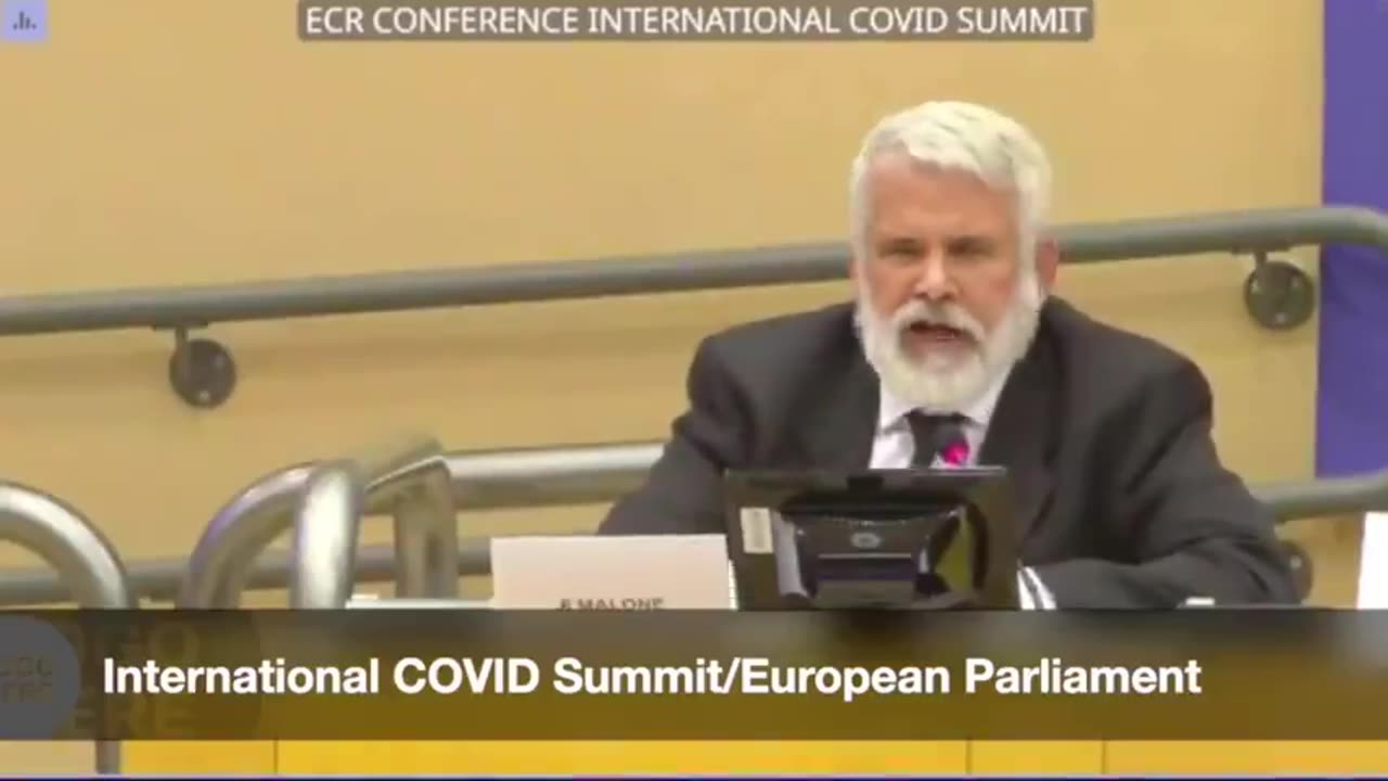 Dr. Robert Malone At The European Parliament's International Covid Summit 5/3/23