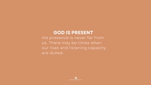 How God Enters A Life