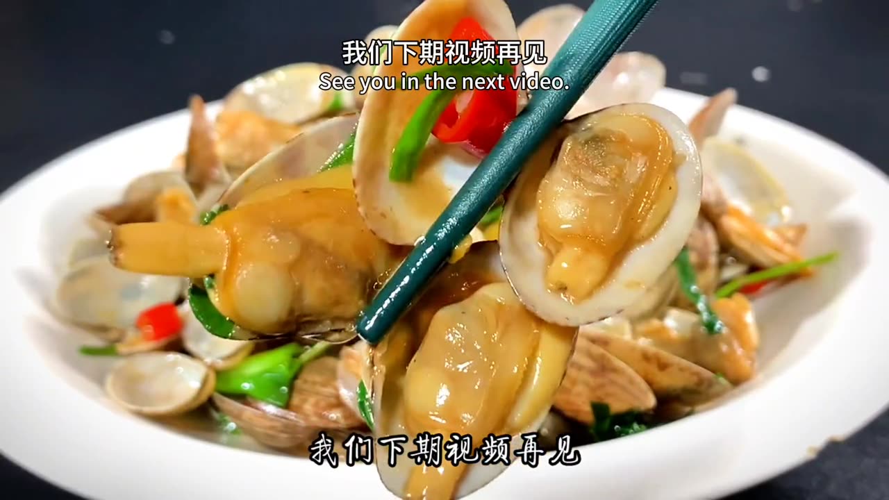 The restaurant chef teaches you the most delicious way to stir fry scallops, with detailed steps