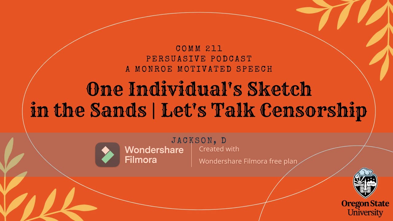 One Individual's Sketch in the Sands | Let's Talk Censorship