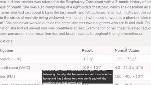 MRCP II Pastest Respiratory 1