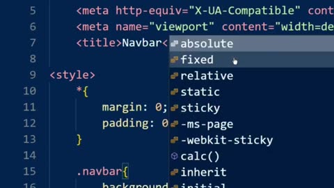 Navbar In One Minute 😁 | HTML & CSS |