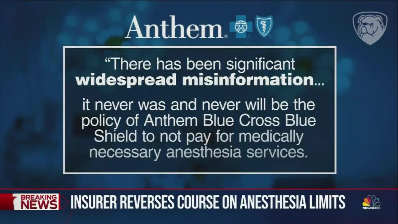 Lester Holt Links Anthem Anesthesia Policy to CEO Shooting Without Evidence