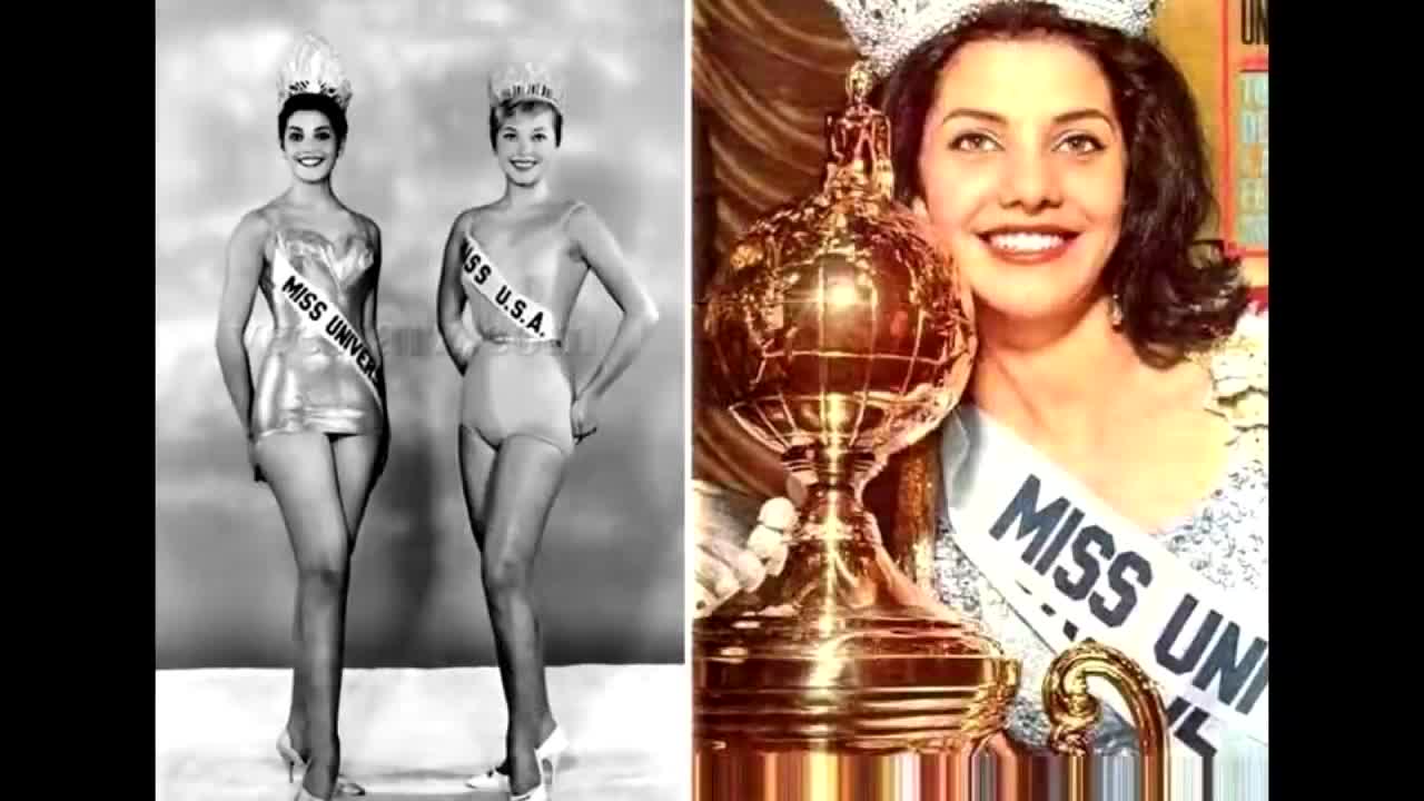 ELA FOI A PRIMEIRA BRASILEIA MISS UNIVERSO .