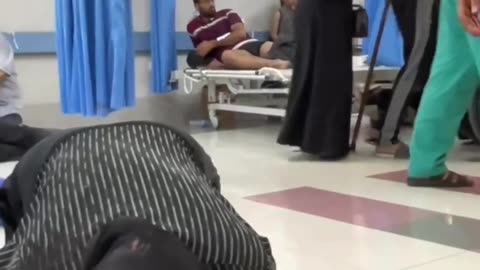 Children injured during Israeli bombing of Gaza