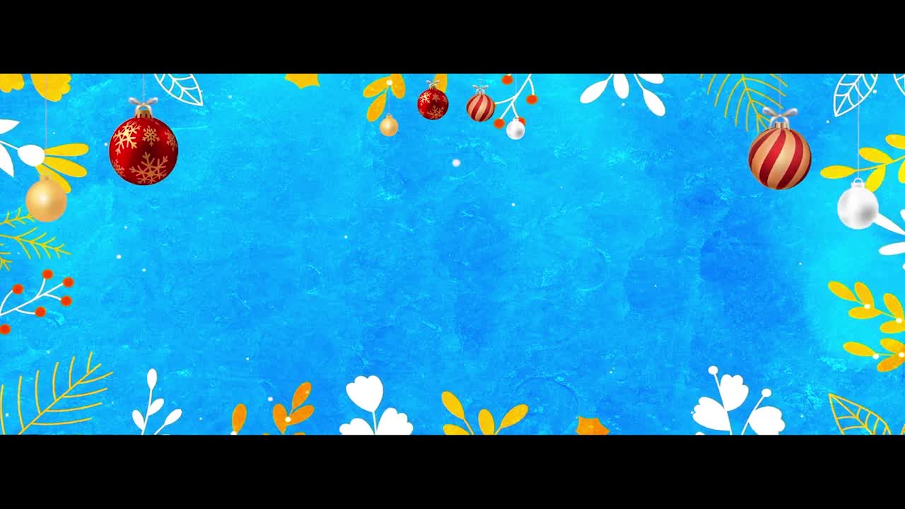 Christmas background video without text animation