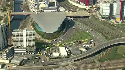 Casualties after gas leak at London's Olympic Park