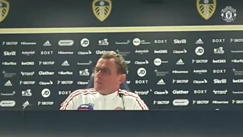 Rangnick: "We showed maturity, unity and highly deserved to win" | Leeds 2-4 Manchester United