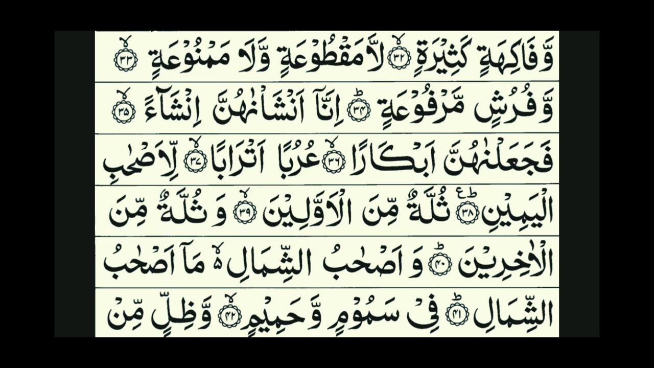 surah al Waqiah