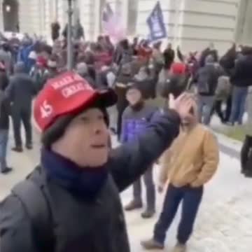RPFC Archive- Capitol Riot Police Standing by as Antifa/BLM/FBI plants trash Capitol Building Jan6th