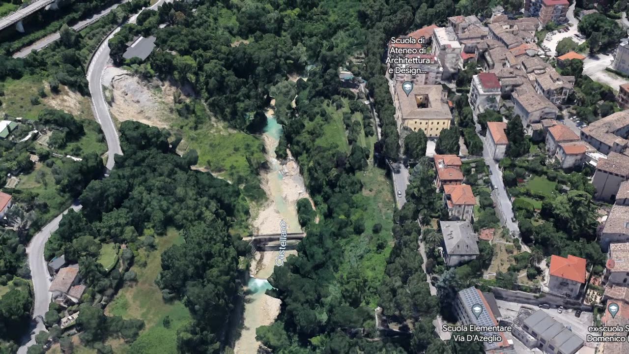 Dove facevamo il bagno in Ascoli Piceno anni 70