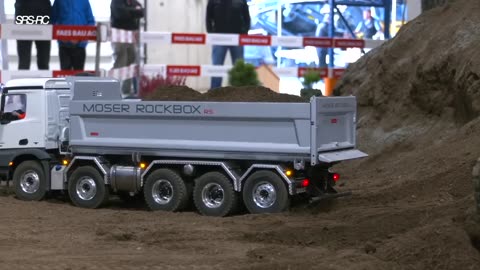 HEAVY & DETAILED RC TRUCK MACHINES AND CONSTRUCTION VEHICLES AT GERMAN RC FAIR ERFURT - MODELL LEBEN