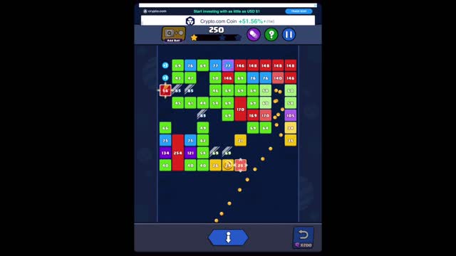 Bricks Ball Crusher Game Level 493 Walkthrough