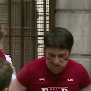 Vladimir Zelensky took part in a show at Fort Boyard in 2006, where he put coins in his mouth