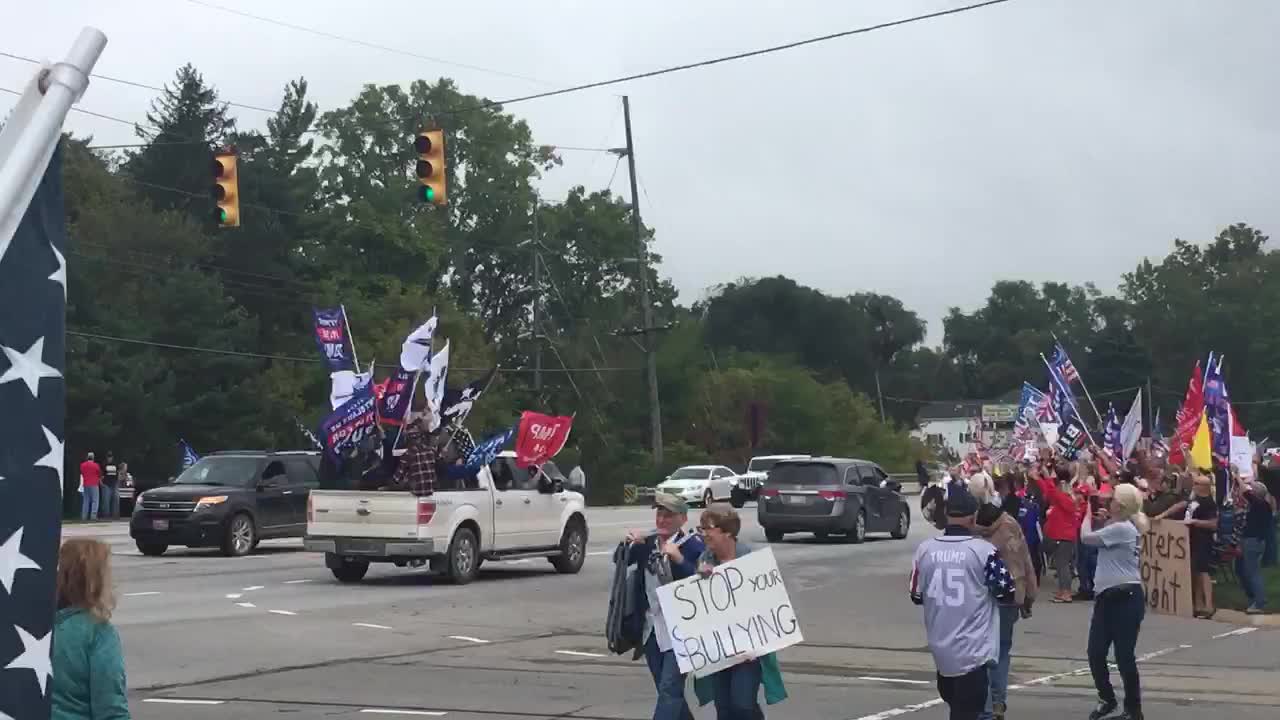 Anti Joe Biden rally Howell Michigan! Welcome to Howell Joe!