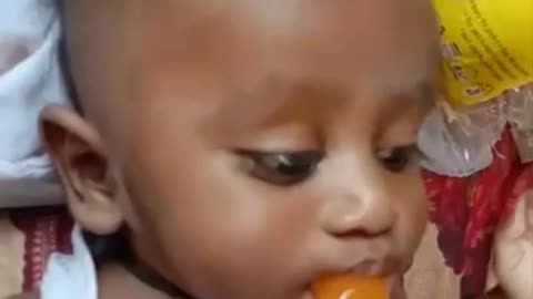 MY SWEET BABY TAKING JUICE
