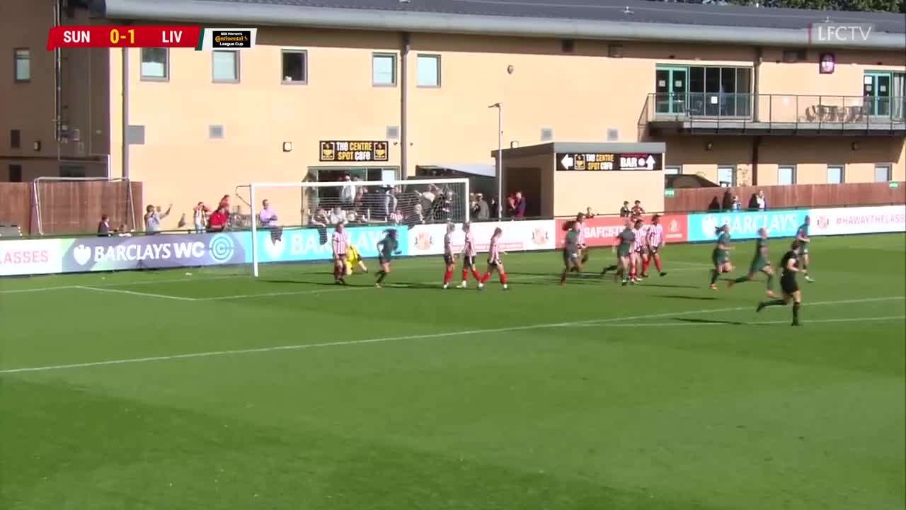 HIGHLIGHTS_ Sunderland 0-1 Liverpool FC Women _ Campbell free-kick wins it