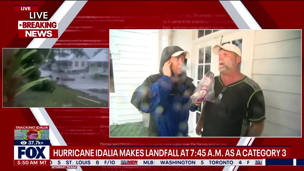 Florida men braving Hurricane Idalia ahead of historic storm | LiveNOW