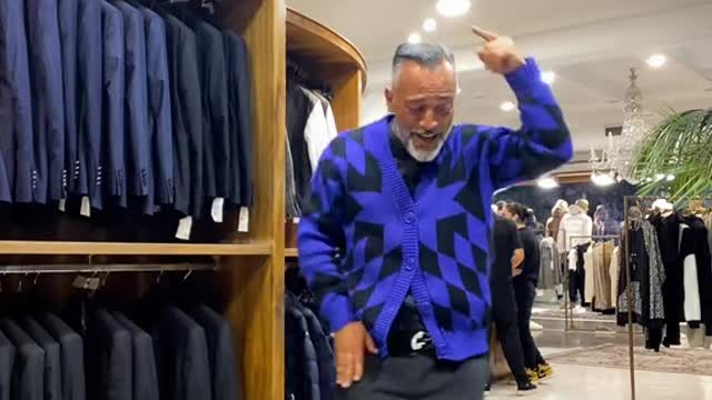 Grandpa who loves to dance