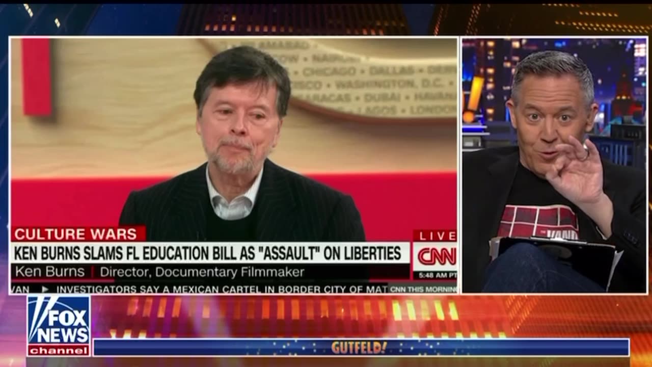 Gutfeld: Tucker versus the world.