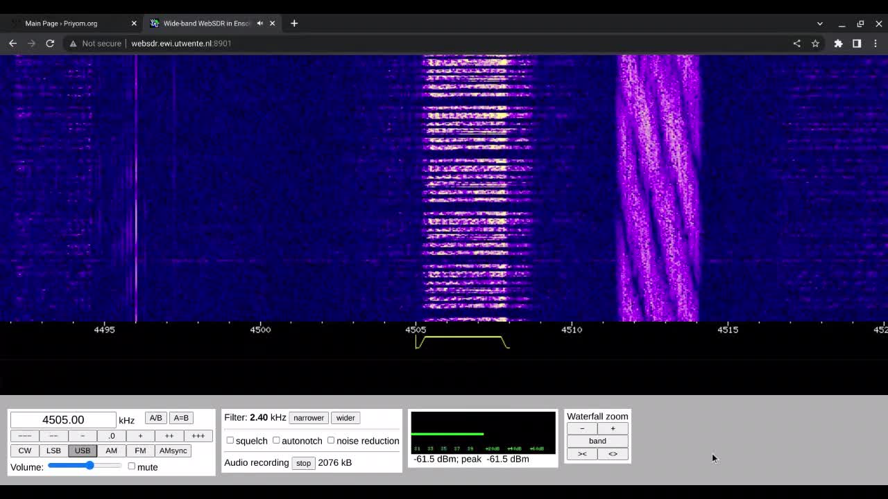 E11 Oblique 12/11/2022 1910 UTC 4505kHz