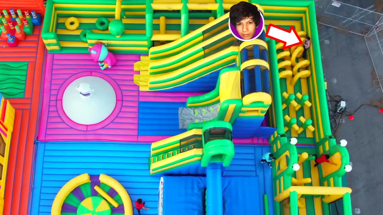 $50,000 EXTREME HIDE & SEEK IN TRAMPOLINE PARK!!