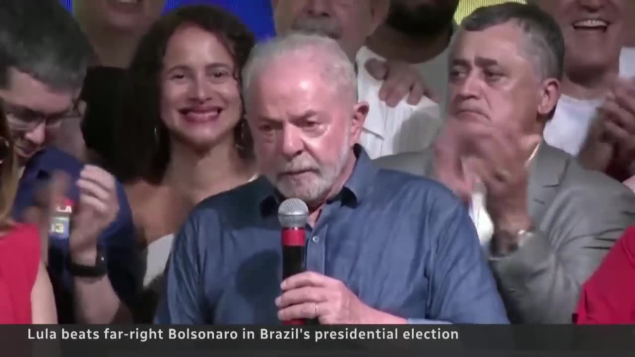 Lula wins Brazil’s presidential election, ousting incumbent Bolsonaro