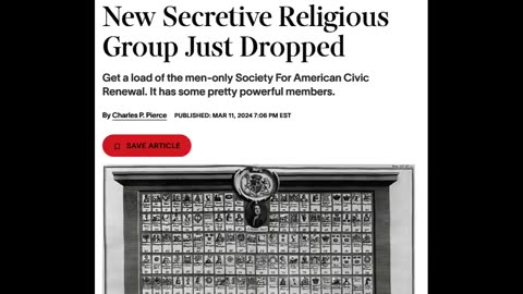 BOMBSHELL CIA PLOT EXPOSED! CHRISTIAN SECRET SOCIETY PLANNING A GOVERNMENT OVERTHROW!