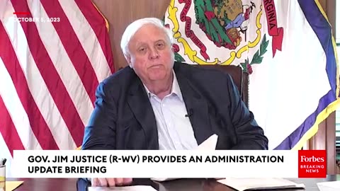 West Virginia Gov. Jim Justice Holds An Administration Update Briefing