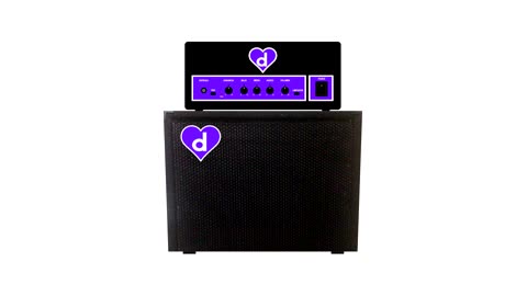 Guitar Amp Head dAVA Love 300W rms + cabinet dAVA 1X12