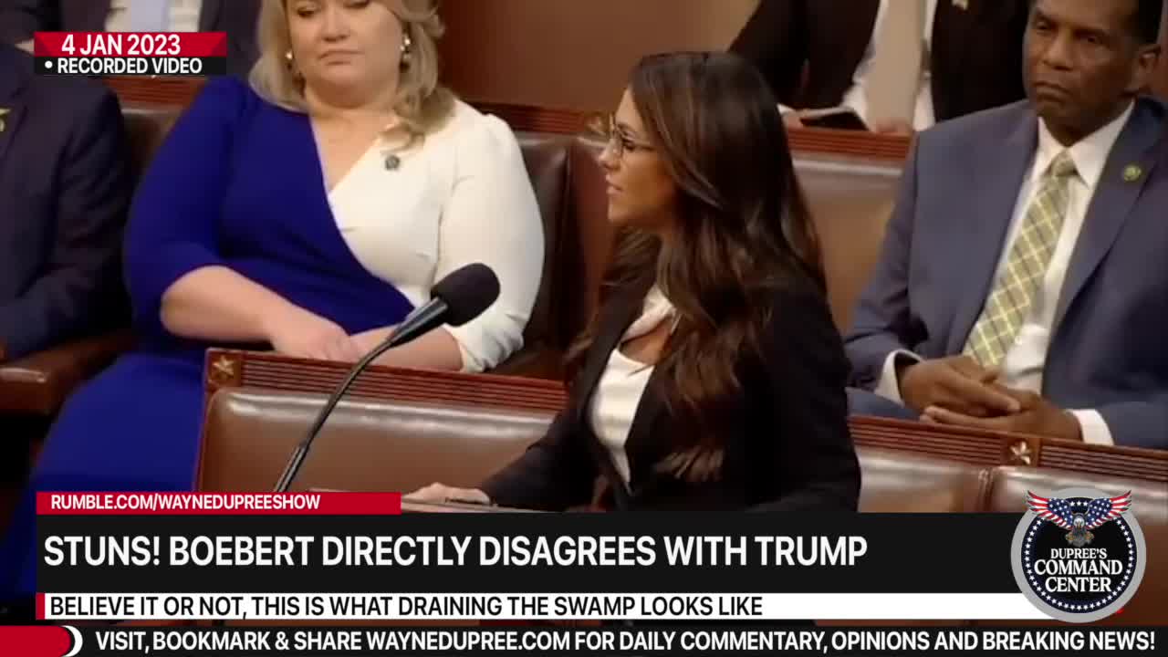 Lawmakers Stunned When Lauren Boebert Directly Disagrees With Trump On House Floor