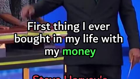 What Steve Harvey did with his first $1,000,000