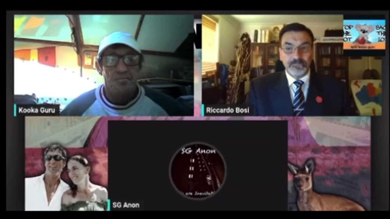 Clown World with SGAnon and Riccardo Bosi of AustraliaOne [LINKS BELOW TO FULL]
