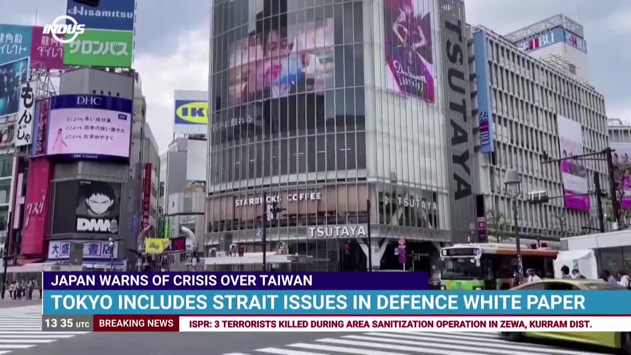 Daily Top News | JAPAN WARNS OF CRISIS OVER TAIWAN | Indus News