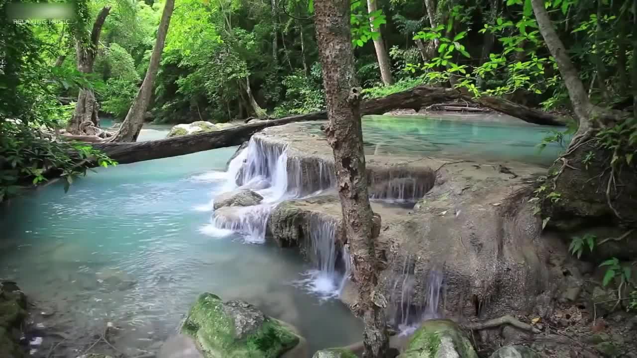 Relaxing sounds of waterfall and nature. Almost 5 hours of peace and harmony