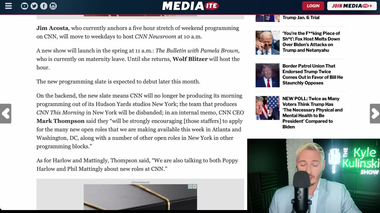 CNN Makes MASSIVE Changes Amid ABYSMAL Ratings _ The Kyle Kulinski Show